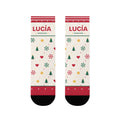 Calcetines de Navidad personalizados con nombre